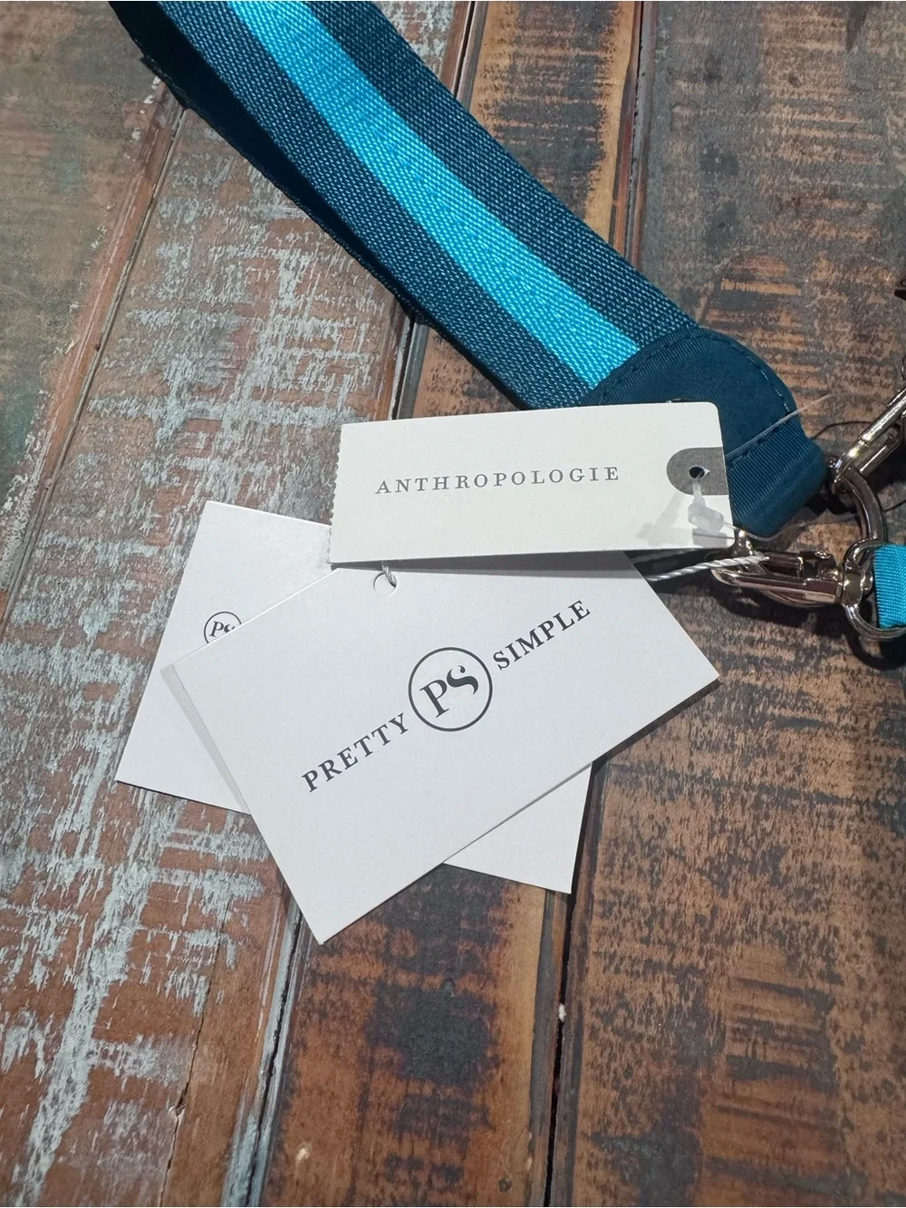 Anthropologie Pretty Simple 3 Sisters Collection Wristlet Keychain